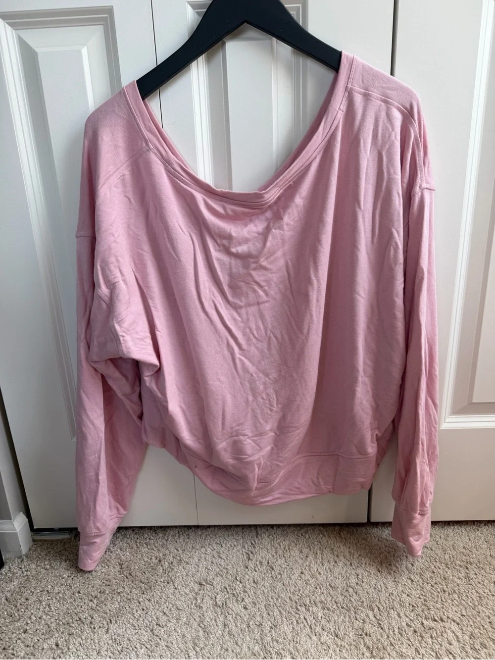 Lululemon BeCalm Scoop-Neck Pullover Pink Haze